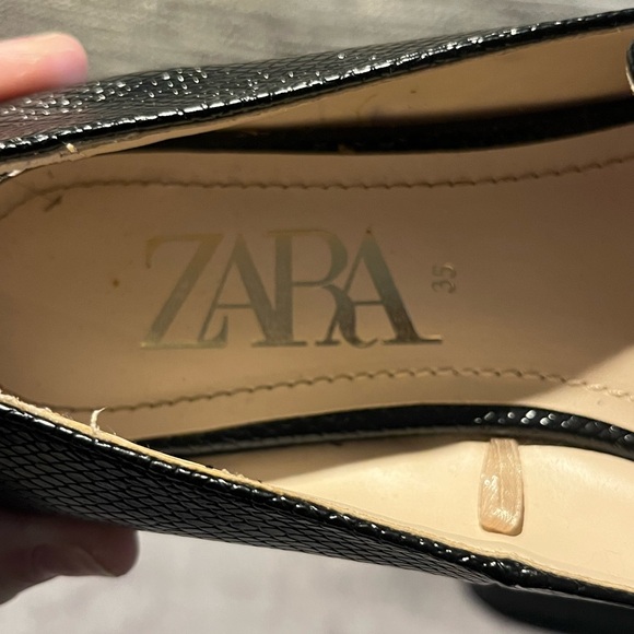 Zara Tasso Croc Black Tasseled
Loafers Women’s Size 4.5 - Picture 9 of 12